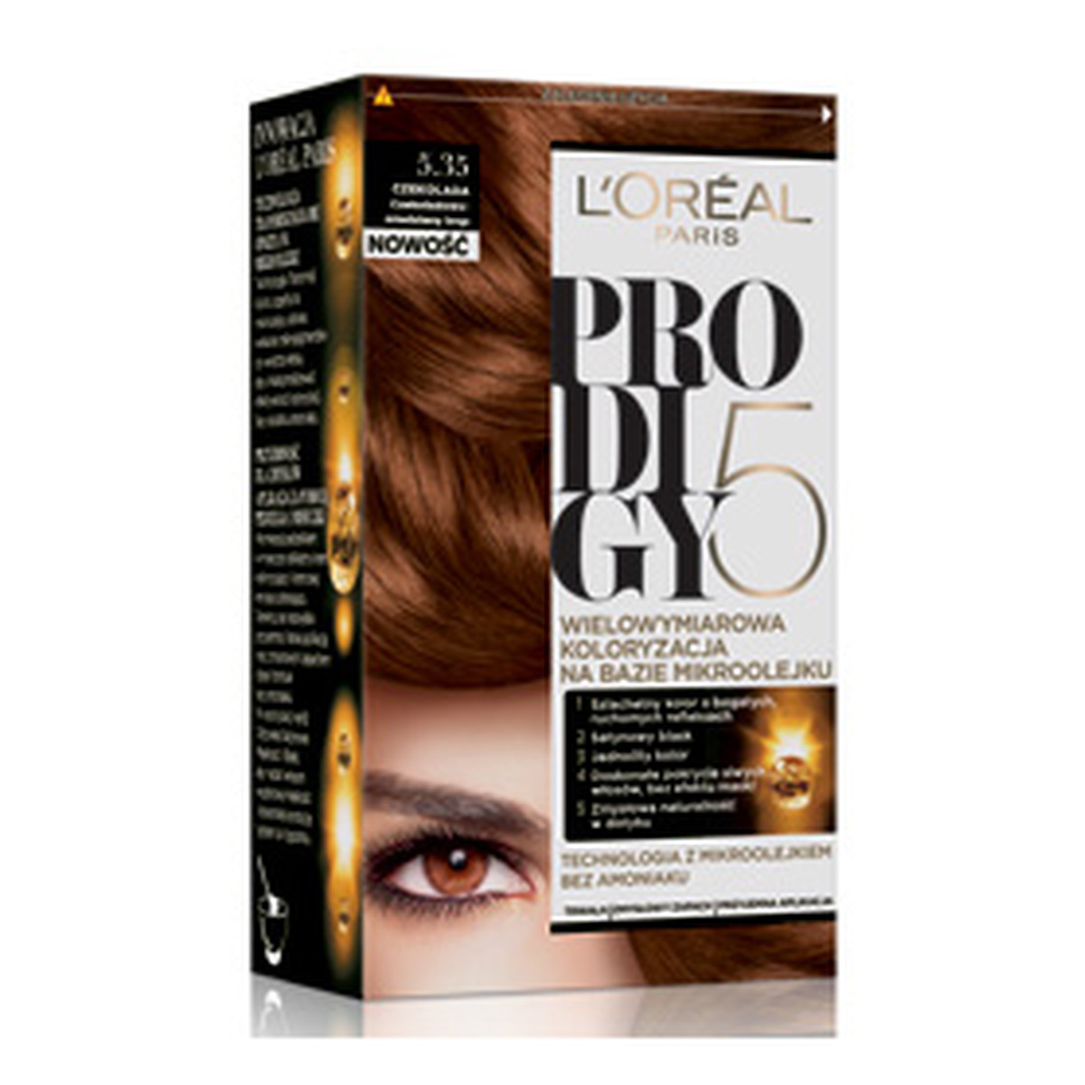 L'Oreal Paris Prodigy5 Farba Do Włosów Bez Amoniaku