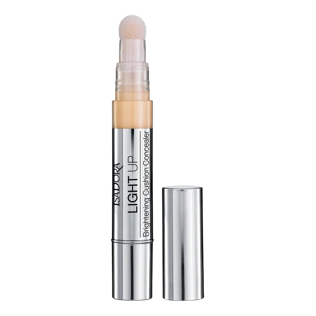 Isadora Light Up Brightening Cushion Concealer Rozświetlający korektor z aplikatorem w formie gąbeczki 4ml