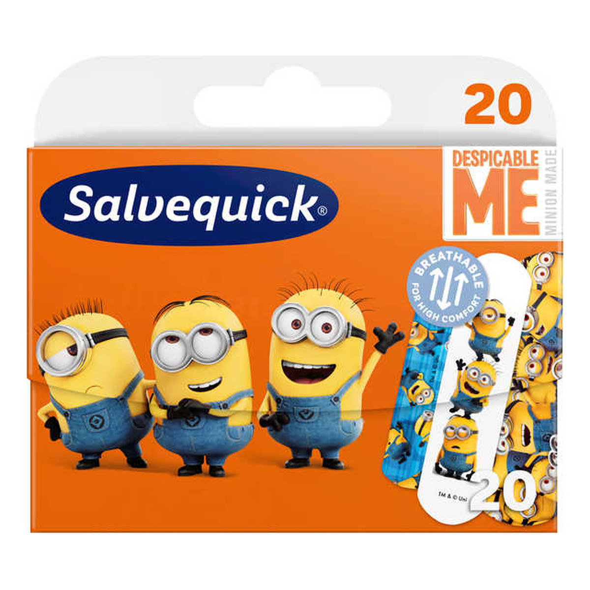 Salvequick Minions Plastry dla dzieci 20szt