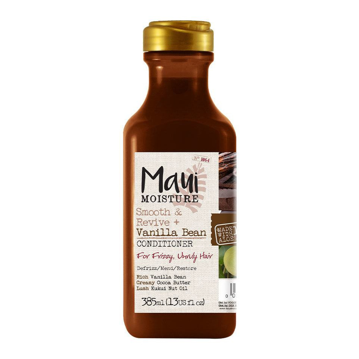 Maui Moisture Smooth & repair + vanilla bean conditioner odżywka do włosów niesfornych z ekstraktem z wanilii