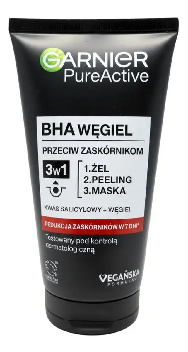 Intensive Czysta Skóra Aktywny Węgiel żel przeciw zaskórnikom 3w1