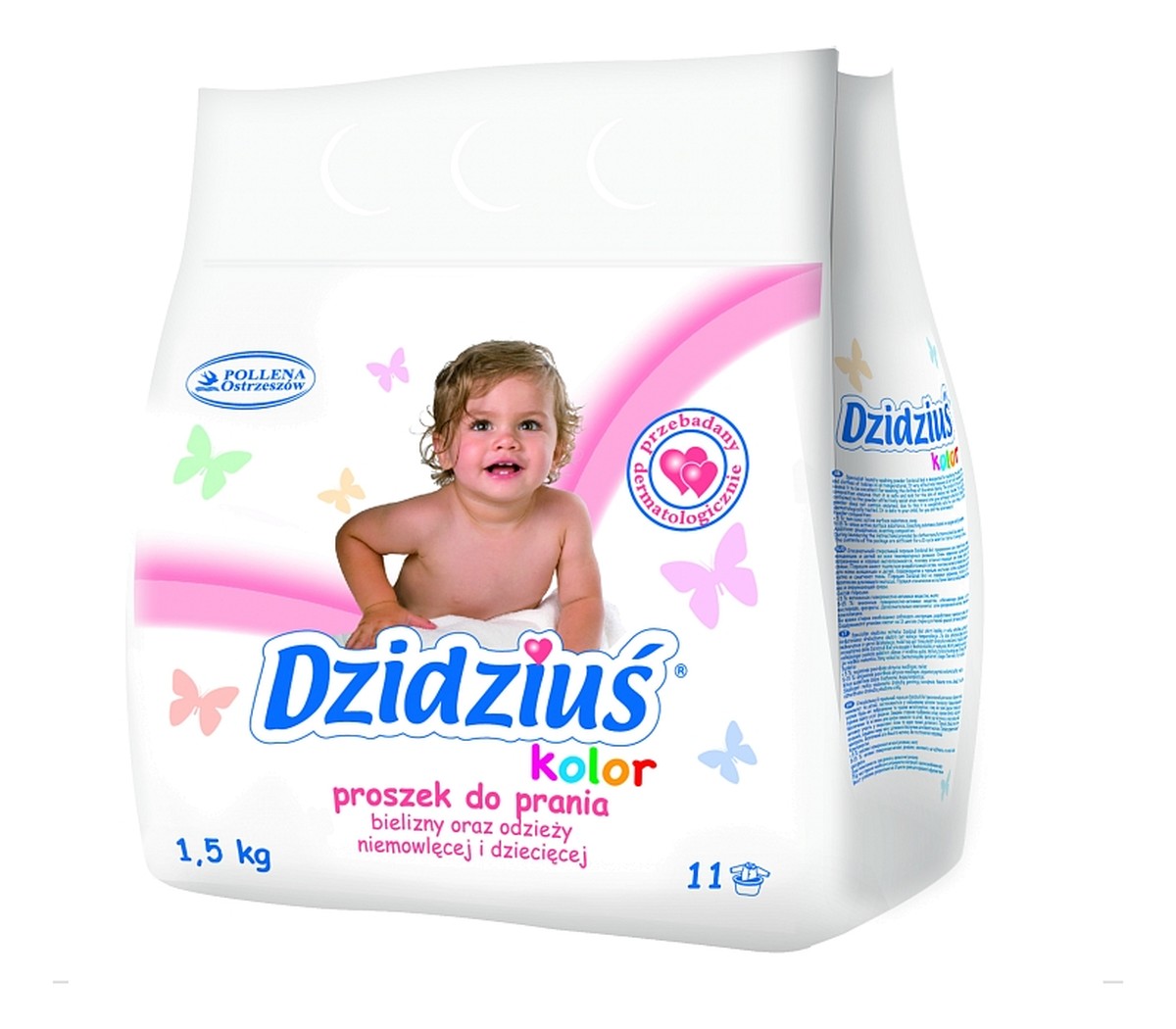 Proszek do prania bielizny i odzieży niemowlęcej Kolor