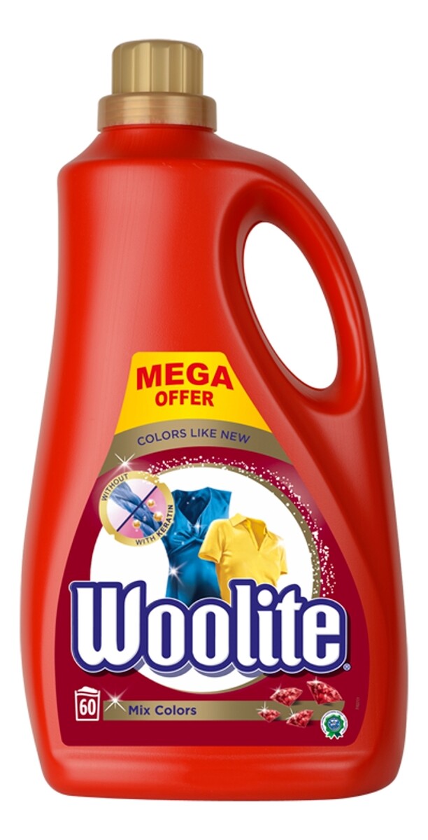 płyn do prania do koloru z keratyną