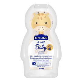 Baby Łagodny Żel 3w1 do mycia twarzy,ciała i włosów-od 1 dnia życia