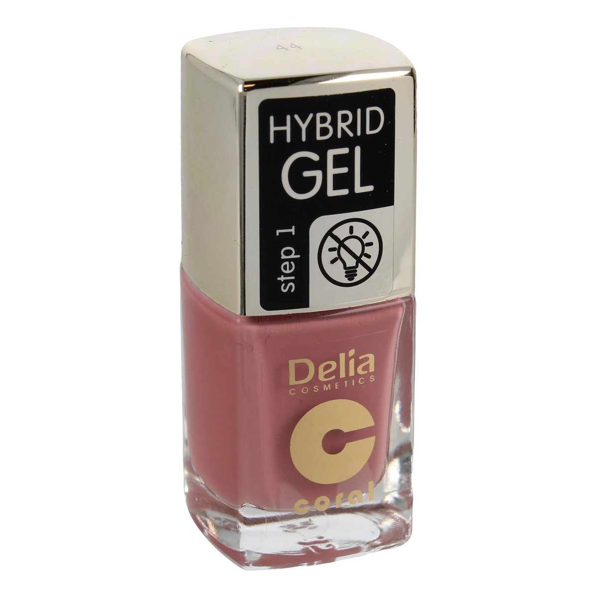 Delia Hybrid Gel Coral Lakier Do Paznokci 11ml