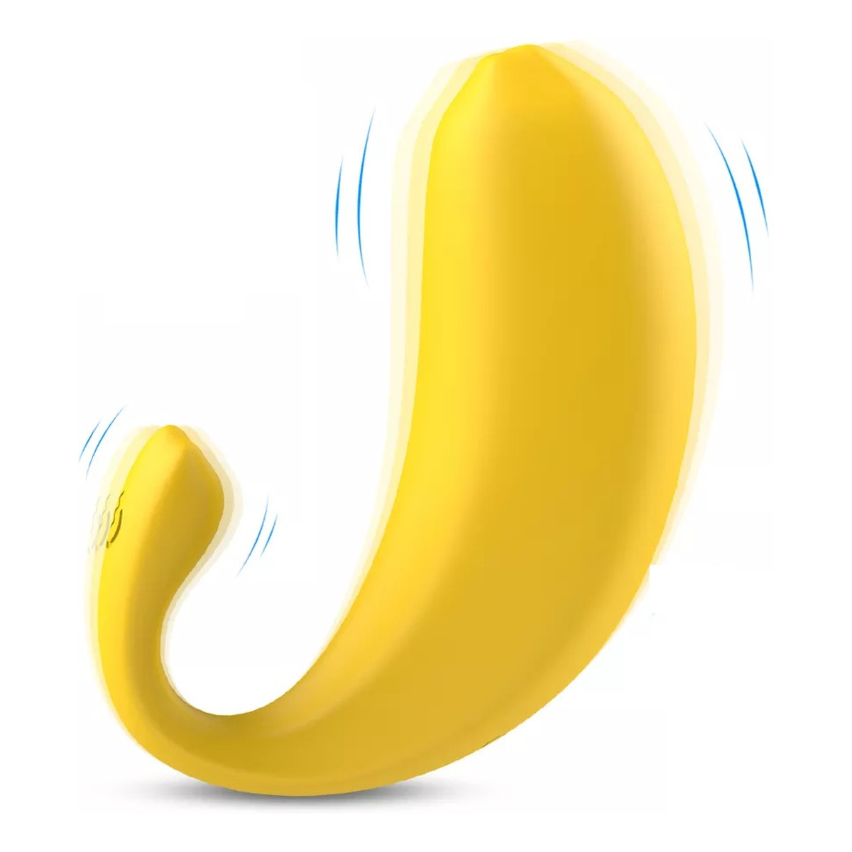 S-Hande Banana-rtc wibrator typu jajko zdalnie sterowany z 9 trybami wibracji yellow