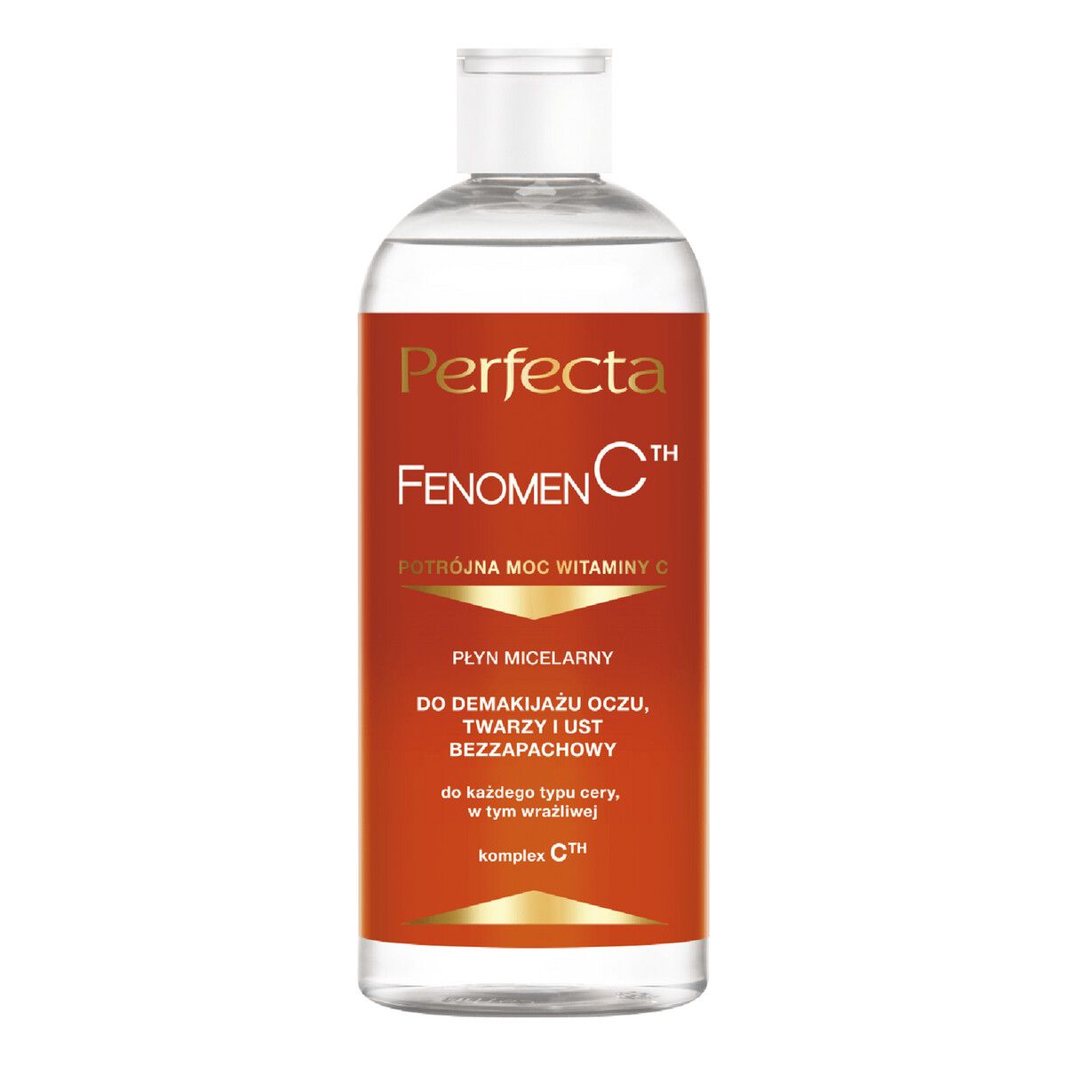 Perfecta Fenomen C Płyn micelarny do demakijażu oczu twarzy i ust 400ml