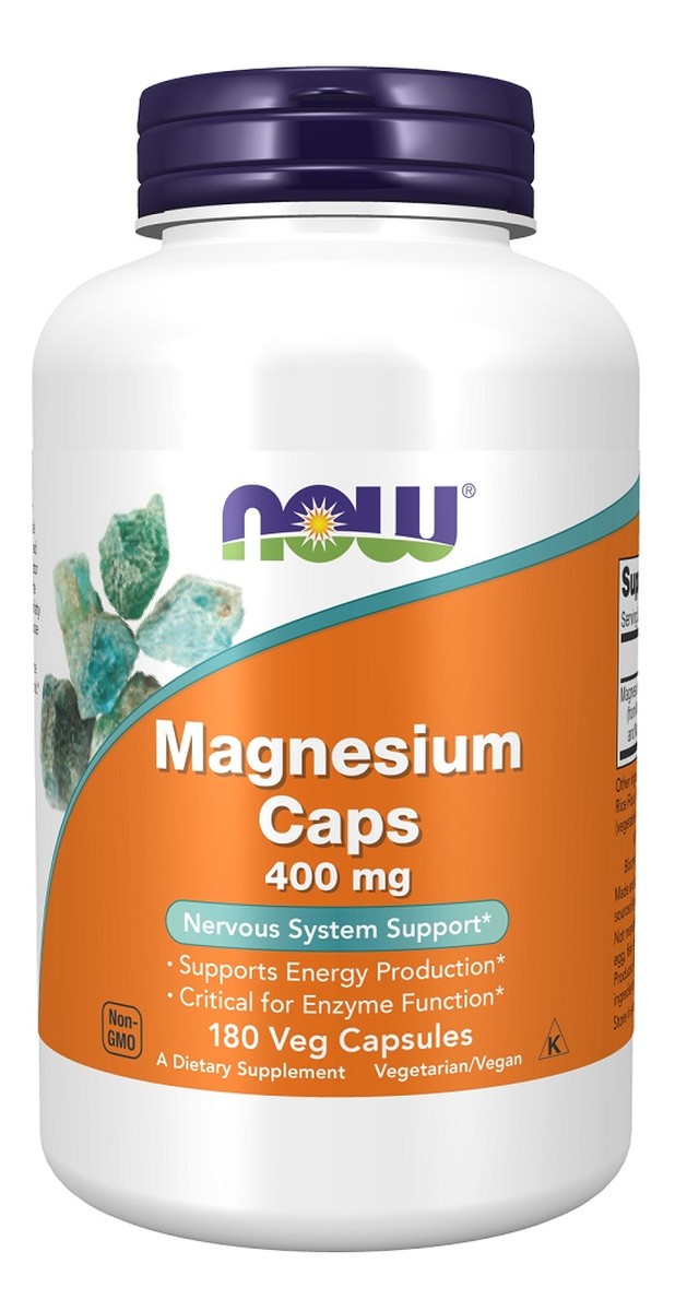 Magnesium 400mg suplement diety 180 kapsułek