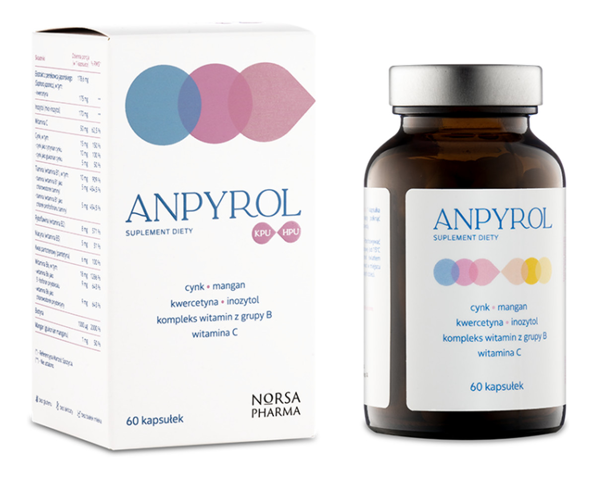 Anpyrol KPU/HPU suplement diety 60 kapsułek