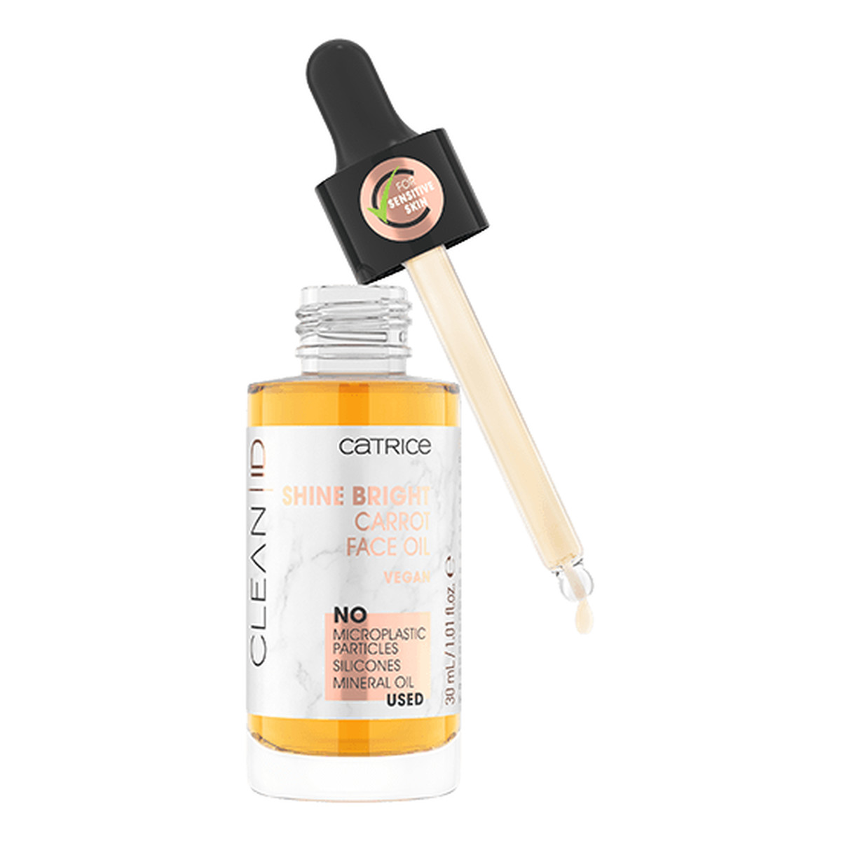 Catrice Clean ID Shine Bright Carrot Face Oil Olejek do twarzy 30ml