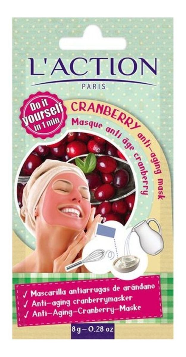Cranberry Anti - Aging Mask Żurawinowa maska przeciwstarzeniowa