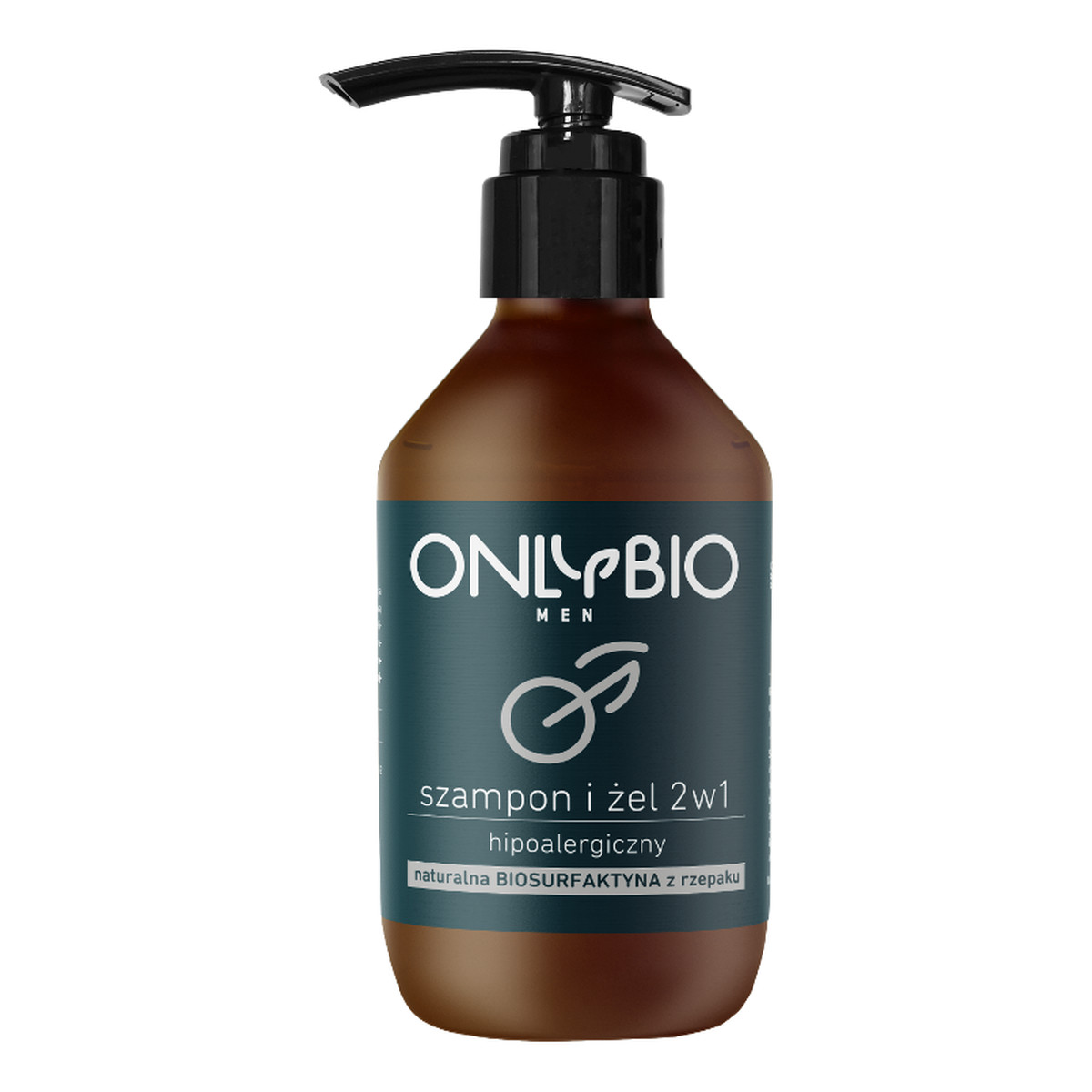 OnlyBio Men hipoalergiczny szampon i żel 2w1 z olejem ze rzepaku 250ml