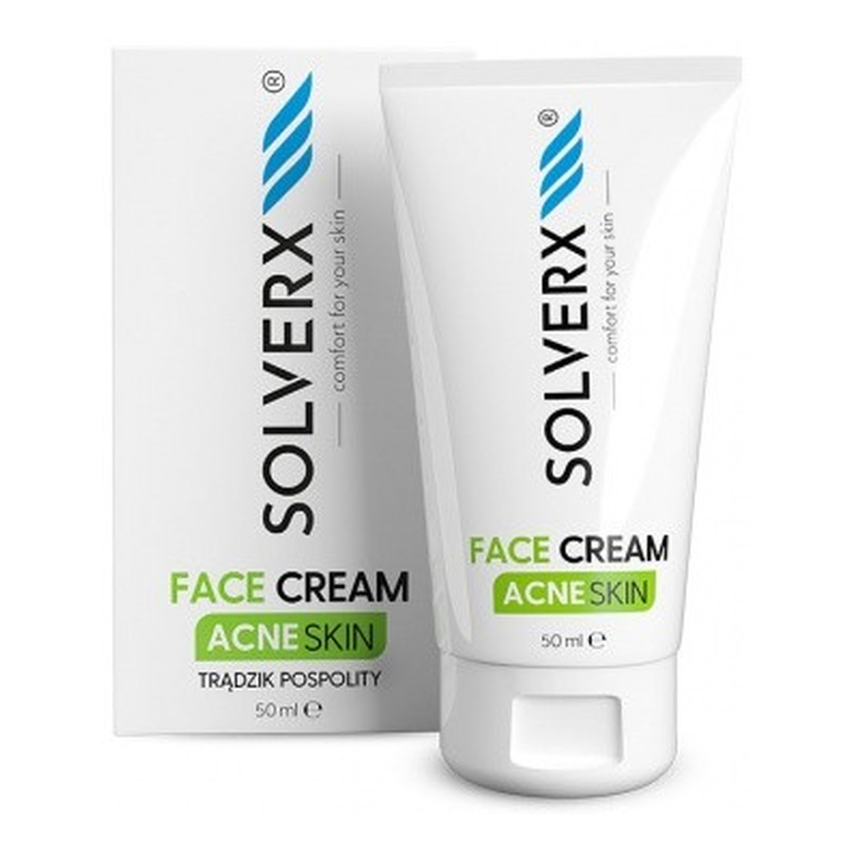 Solverx Acne Skin Krem do twarzy przeciwtrądzikowy 50ml