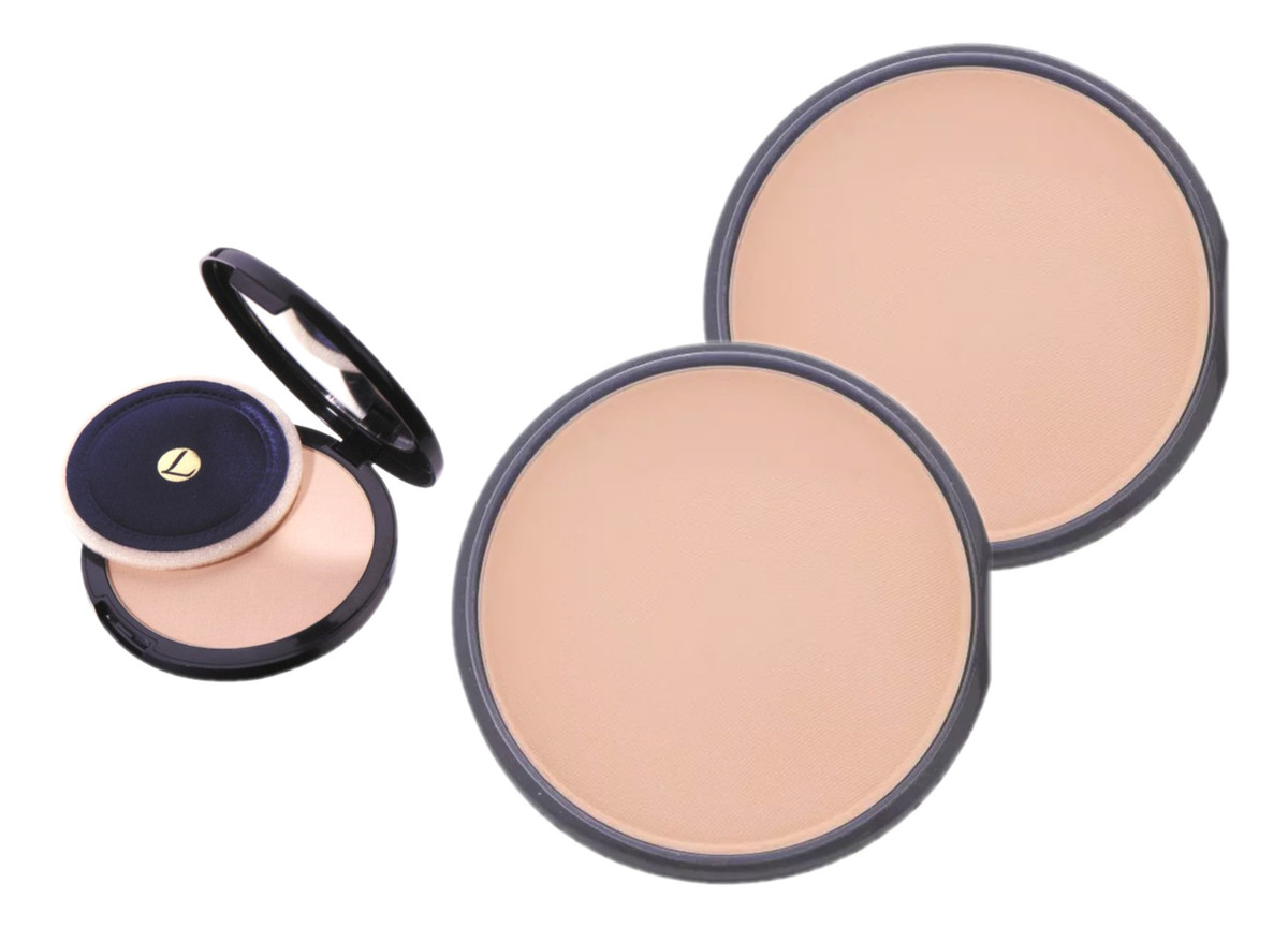 Puder Do Twarzy Puderniczka z Lusterkiem Deep Peach + 2 wkłady 3x20g