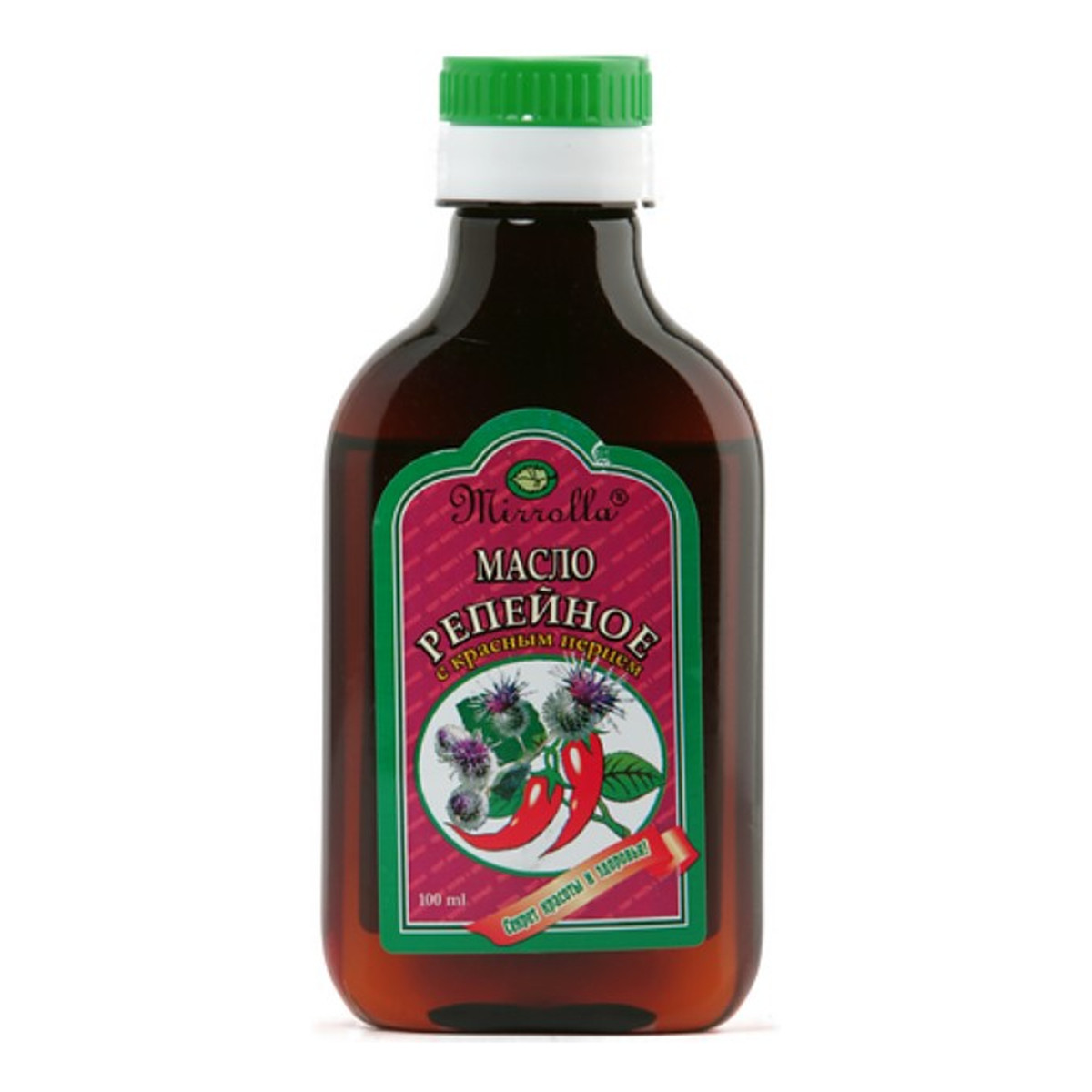 Mirrolla Oil Olej Łopianu z Czerwoną Papryką Chili 100ml