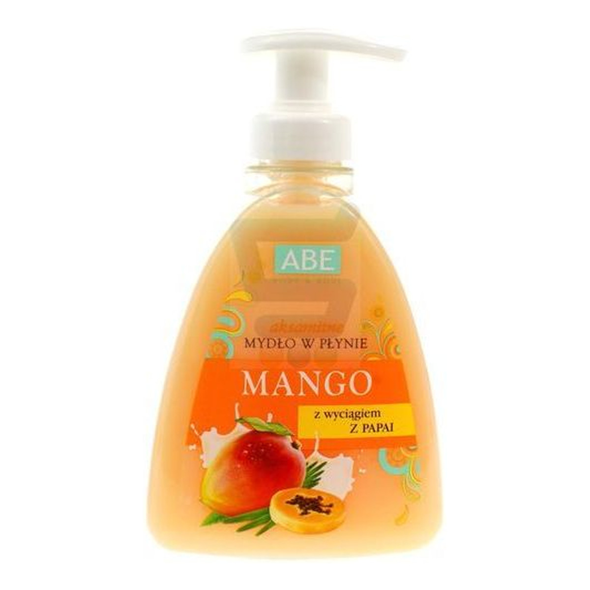 ABE Mydło w płynie mango z wyciągiem papai z pompką 500ml