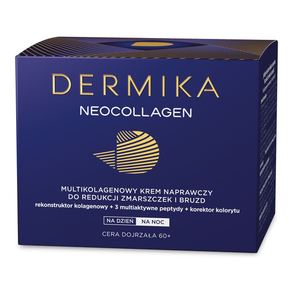 Dermika Neocollagen 60+ Multikolagenowy Krem Naprawczy Redukujący Zmarszczki i Bruzdy Na Dzień i Na Noc 50ml