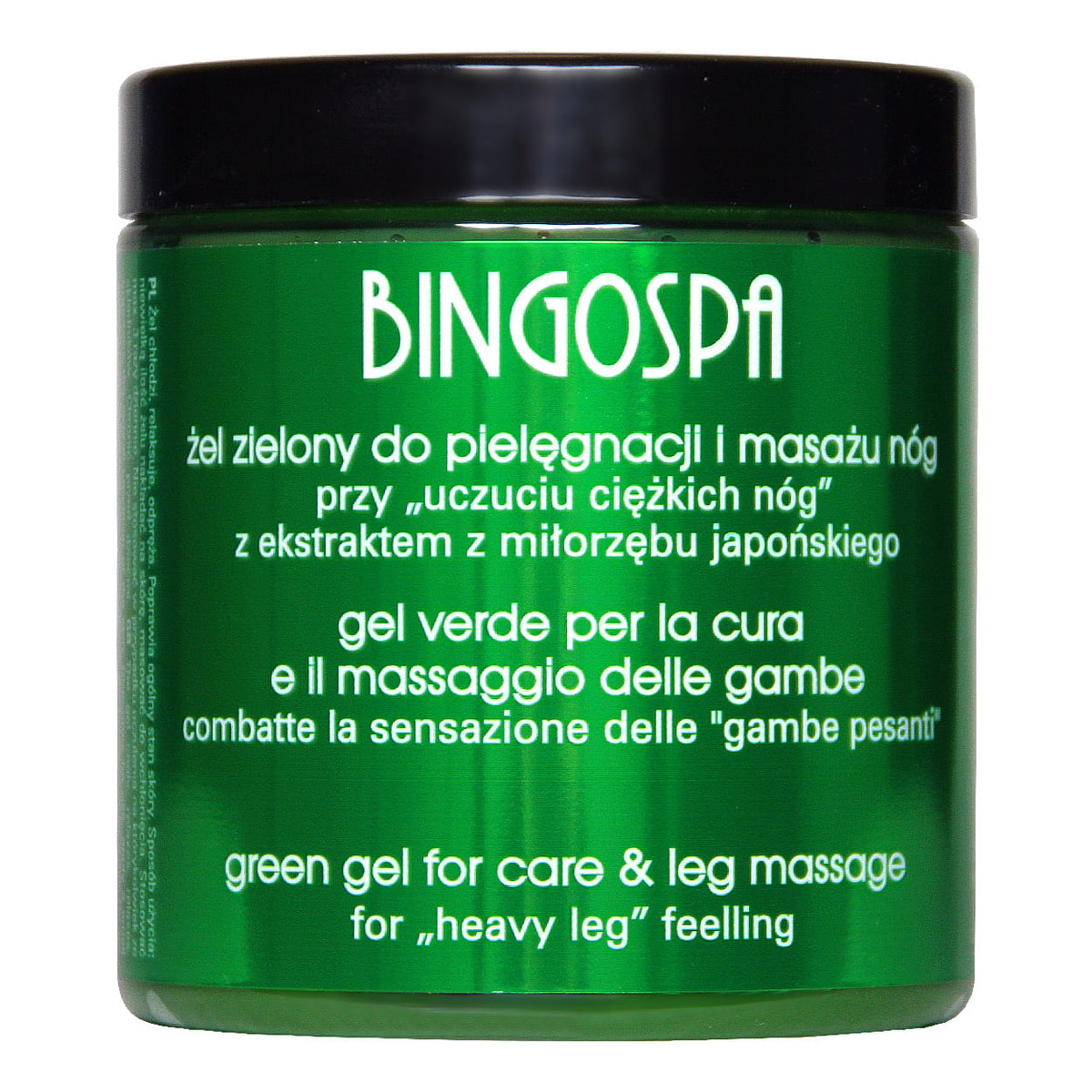 BINGOSPA Żel zielony do pielęgnacji i masażu nóg 250g