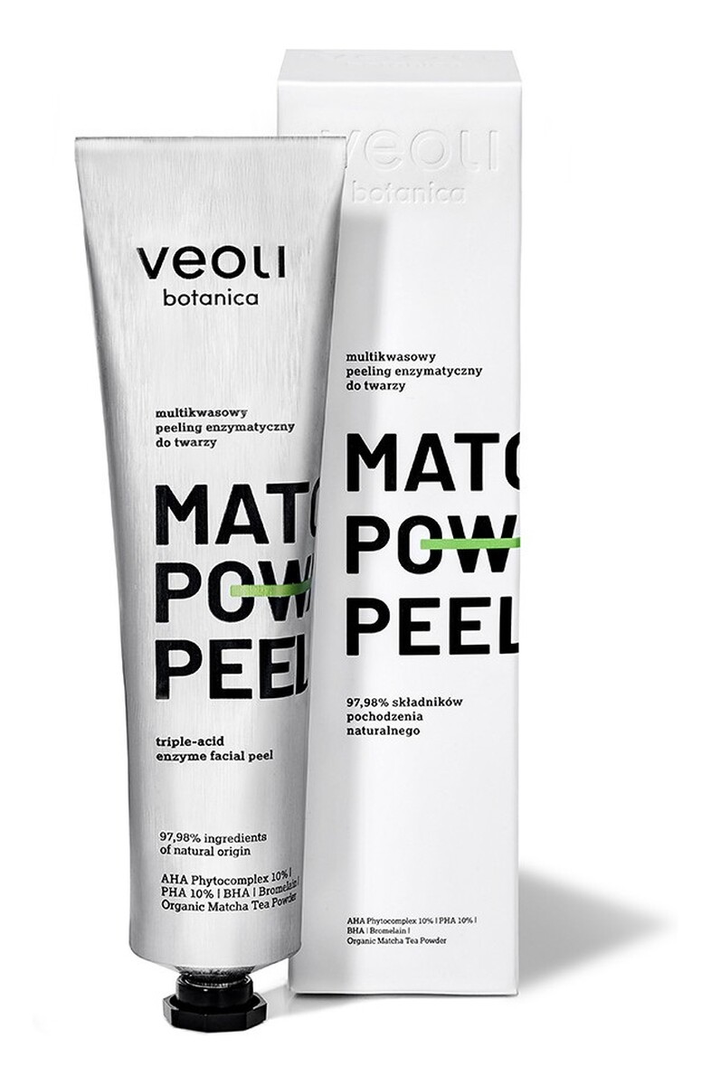 Focus Matcha Power Peel multikwasowy peeling enzymatyczny do twarzy