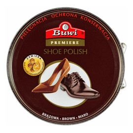 Pasta w puszce do obuwia brązowa