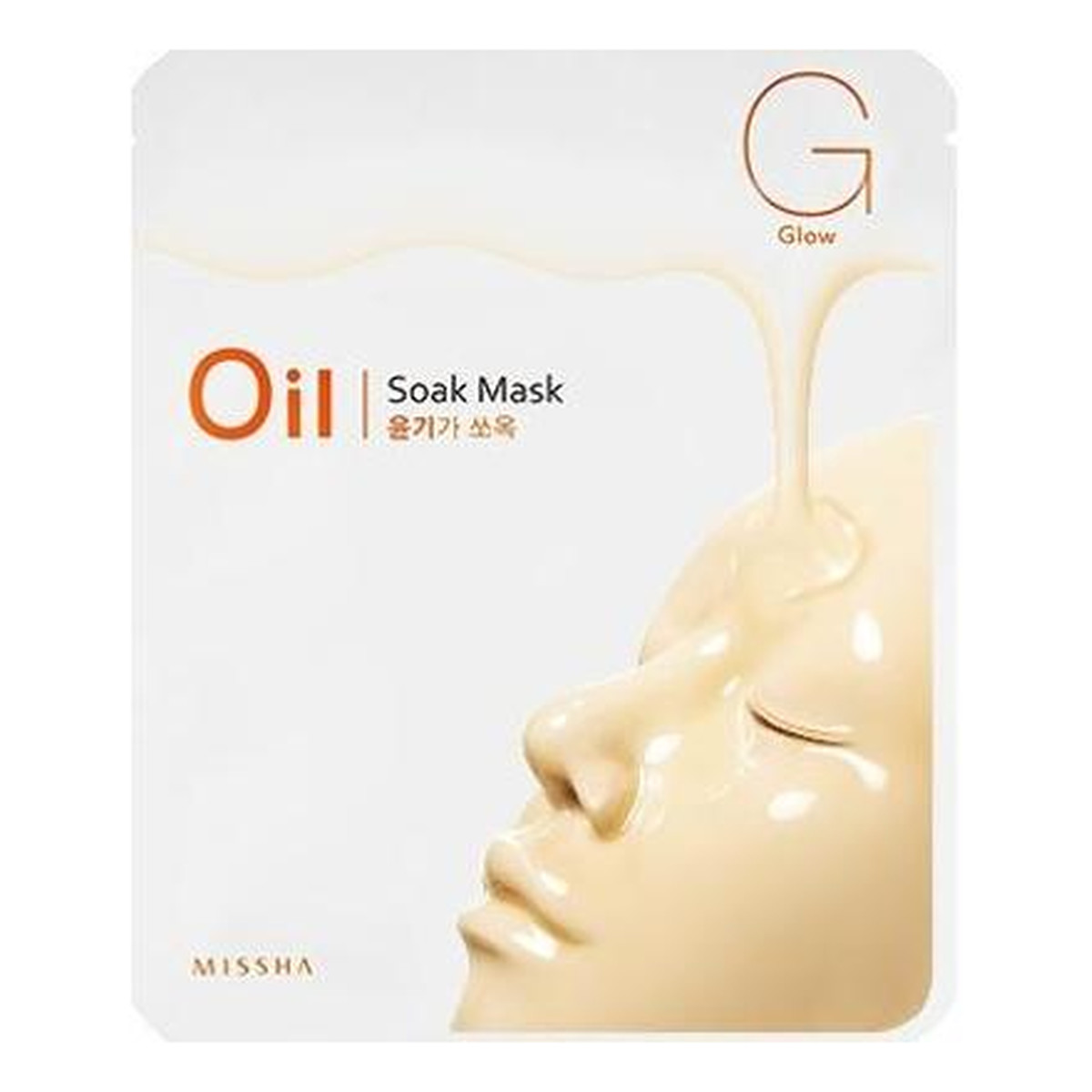 Missha Oil Soak Mask Glow Rozświetlająca Maseczka W Płachcie Z Olejkiem Arganowym 23g