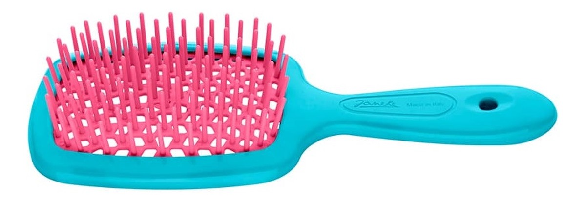 Small superbrush mała szczotka do rozczesywania włosów różowo-niebieska