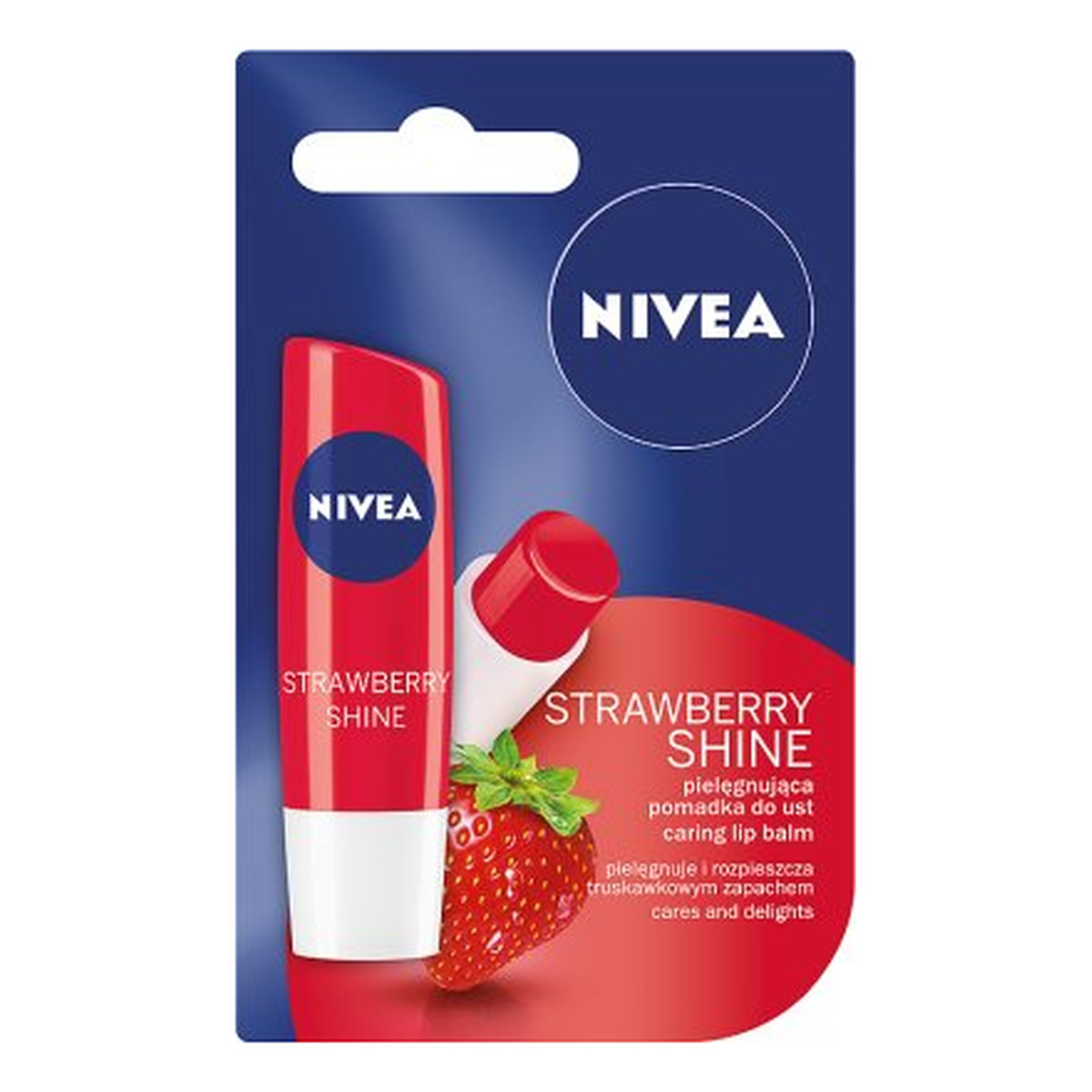 Nivea Lip Care Pomadka Do Ust Strawberry 5ml