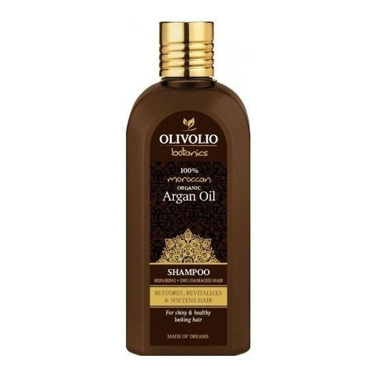Olivolio Argan Oil Shampoo Damaged Hair Arganowy szampon naprawczy do włosów suchych i zniszczonych 200ml