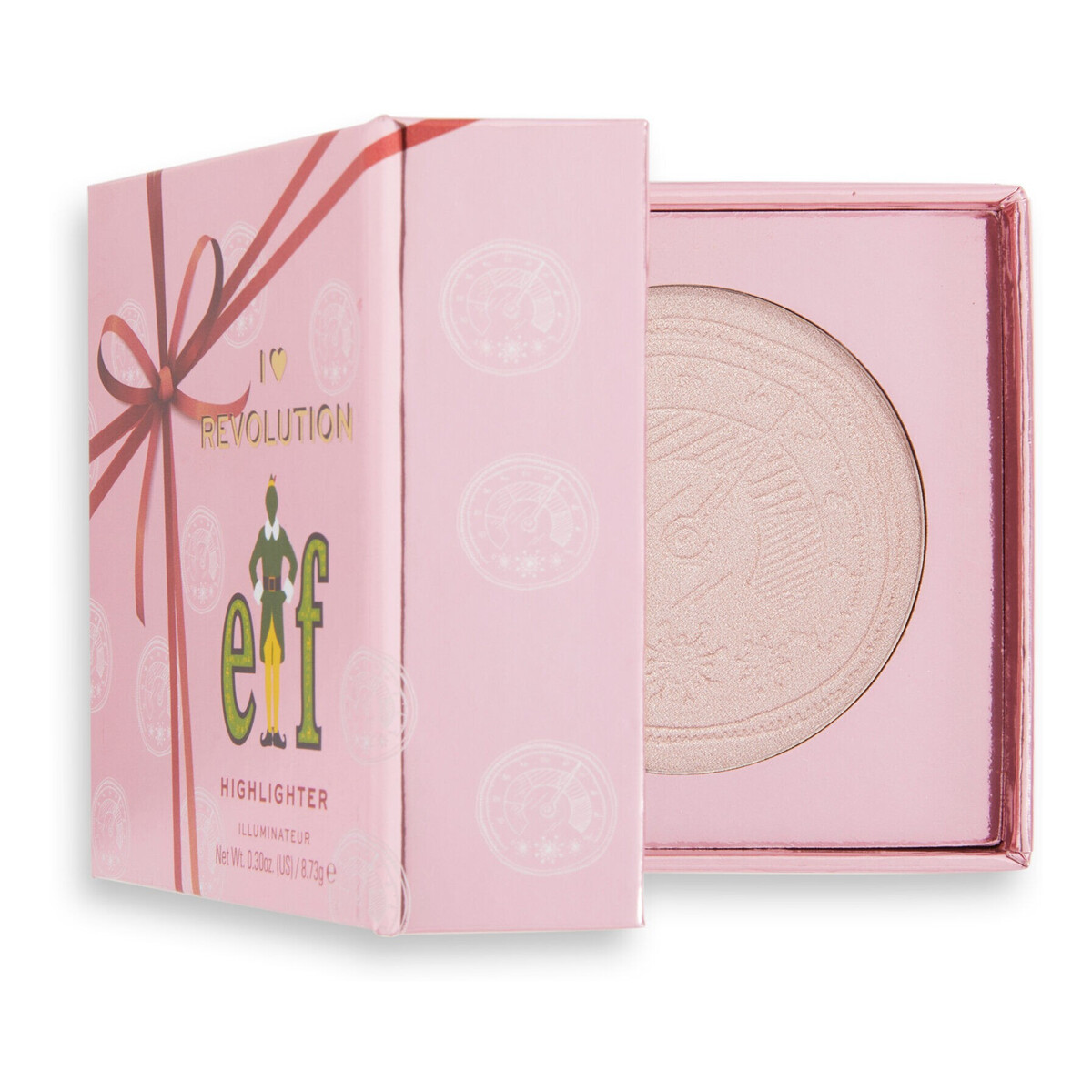 Makeup Revolution I Heart Revolution Elf Rozswietlacz w proszku Christmas Cheer Highlighter Jovie 8.73g