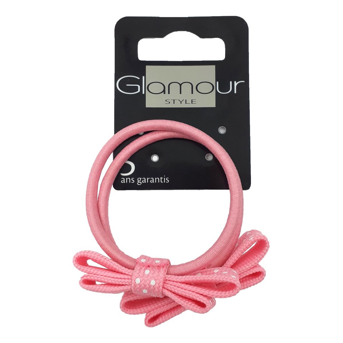 Glamour Gumki do włosów z kokardą 2szt