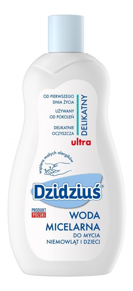 Specjalistyczna woda micelarna do mycia niemowląt i dzieci