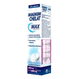 Magnum Chelat Max suplement diety 20 Tabletek Musujących