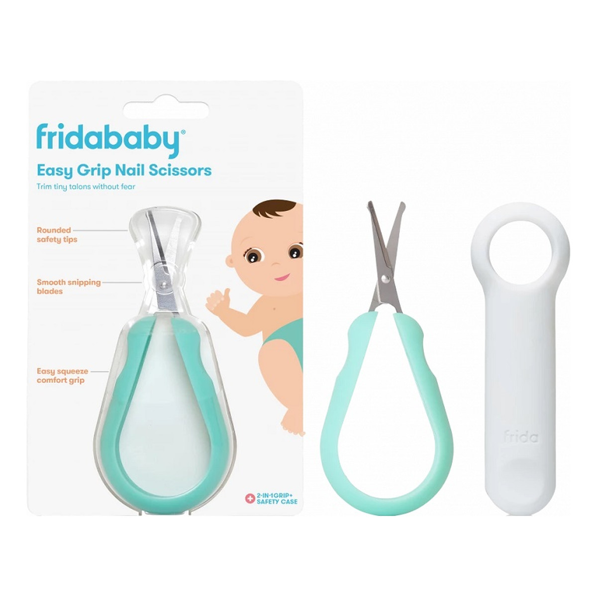 Frida Baby Easy Grip Nail Scissors Obcinacz do paznokci
