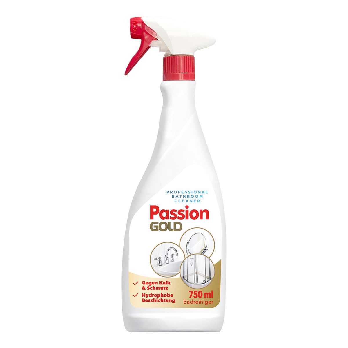 Passion Gold Płyn do czyszczenia łazienki w sprayu Professional 750ml