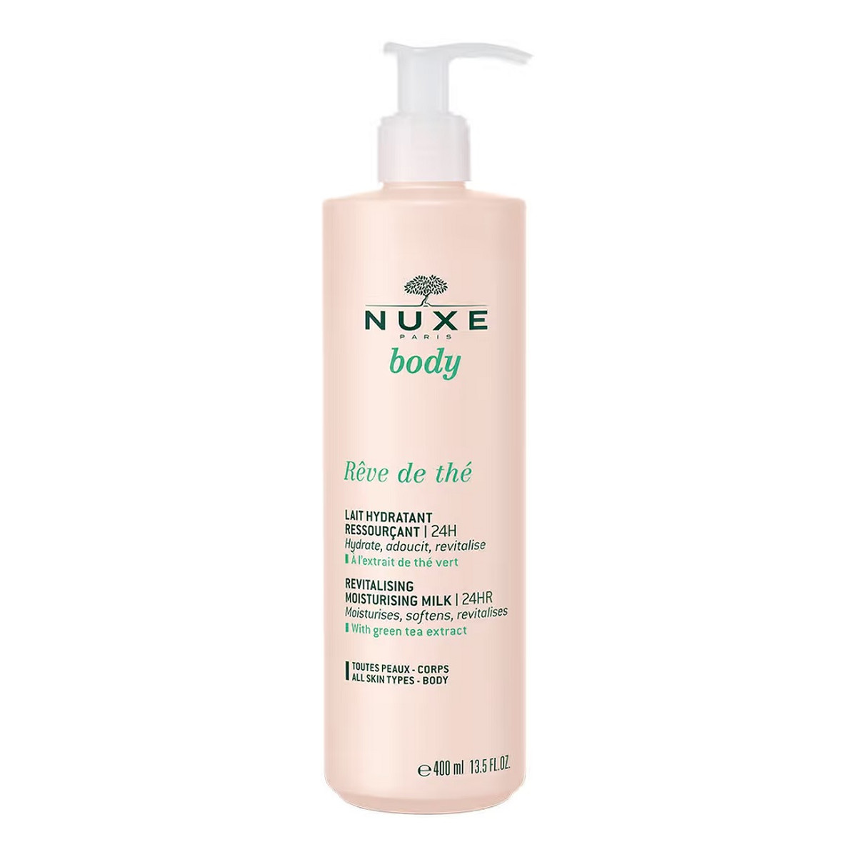 Nuxe Body Reve de The rewitalizujące Mleczko nawilżające 400ml