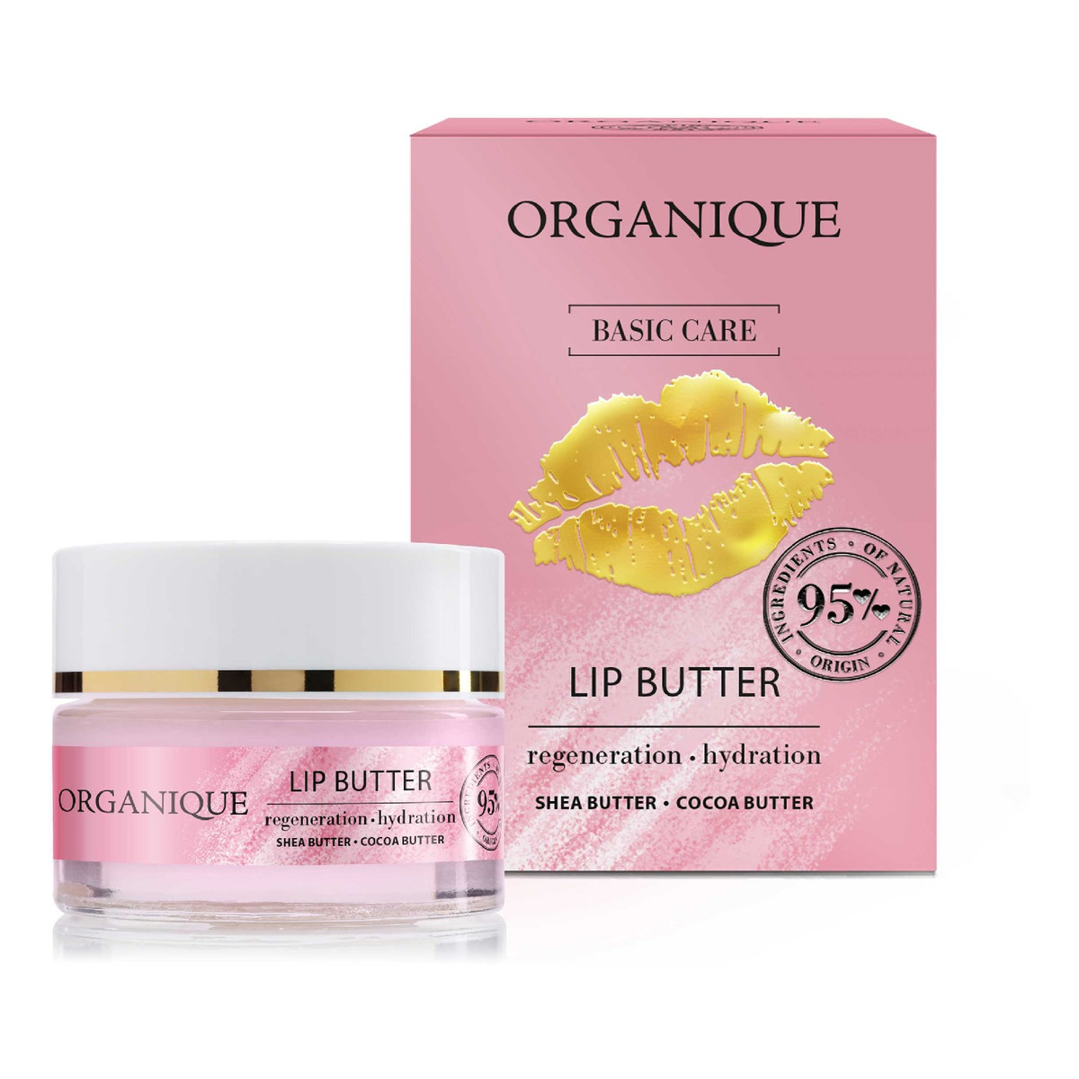 Organique Basic Care Masło do ust regenerująco-nawilżające 15ml