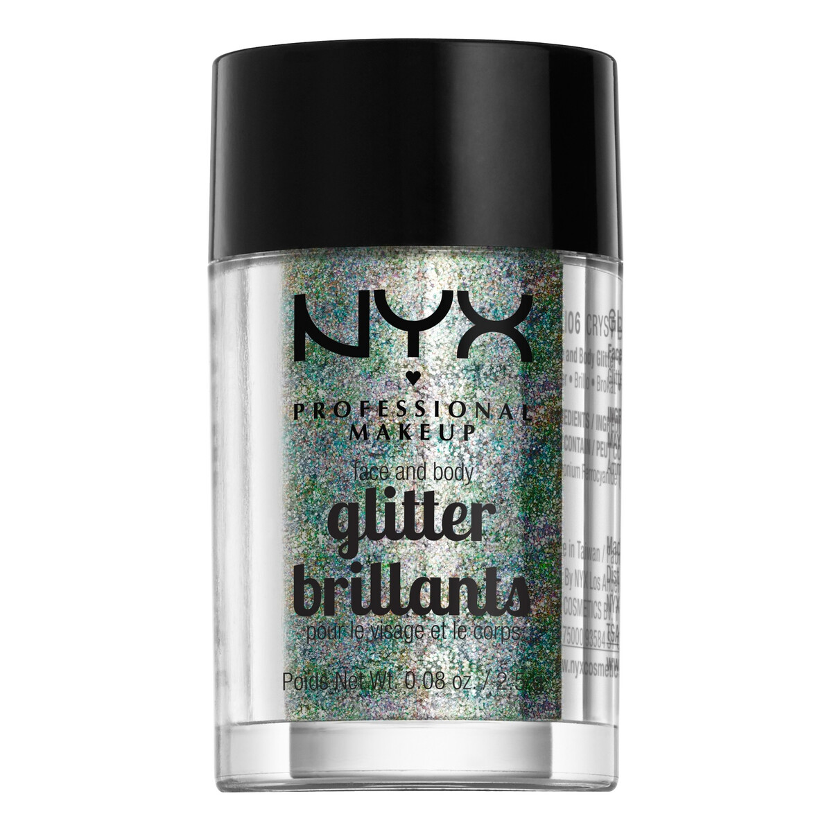 NYX Glitter Brillants brokat do twarzy i ciała 2g