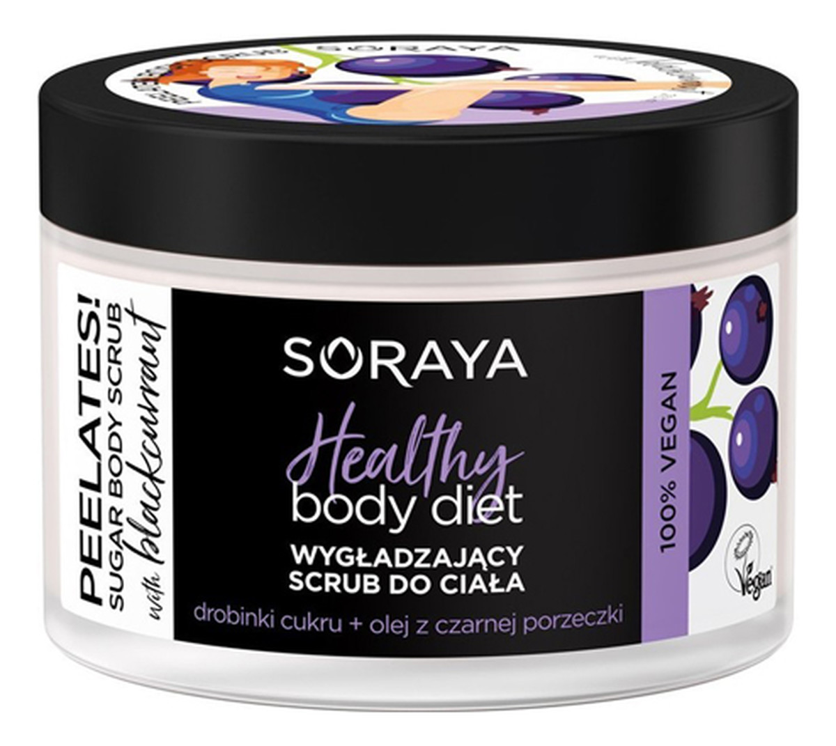 HEALTHY BODY DIET Peeling czarna porzeczka
