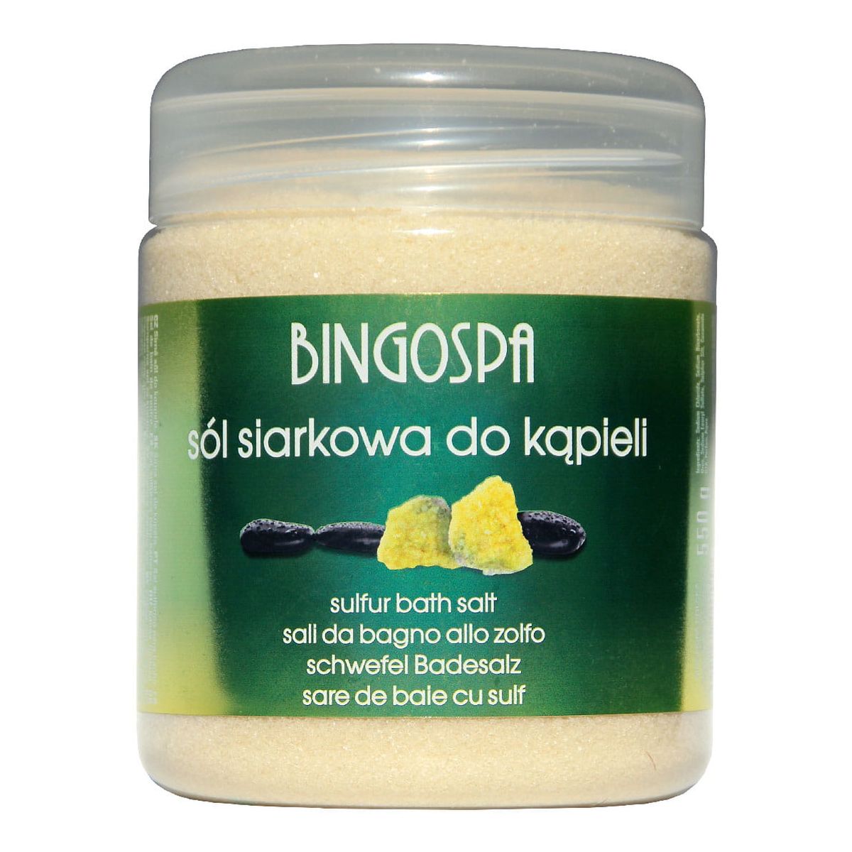 BINGOSPA Sól siarkowa do kąpieli 600g