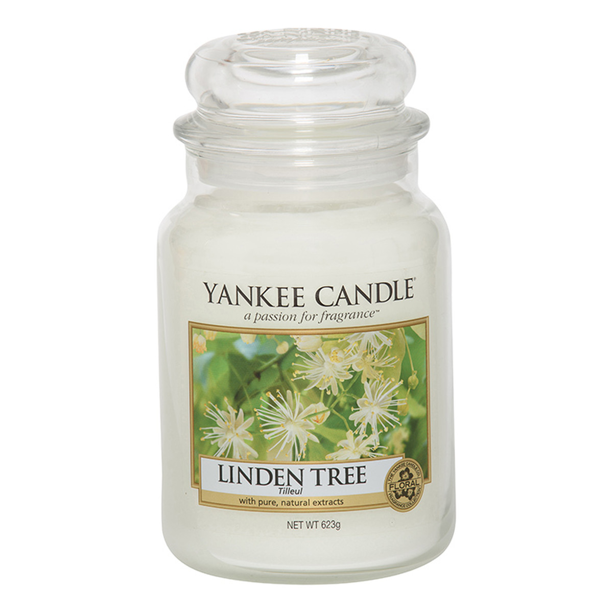 Yankee Candle Large Jar duża świeczka zapachowa Linden Tree 623g