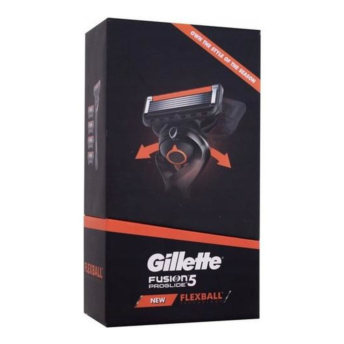 Gillette Fusion Proglide Proglide Flexball Zestaw Maszynka + 4 Wkłady