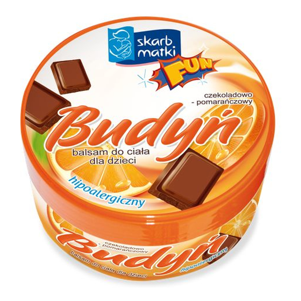 Skarb Matki Balsam Do Ciała Dla Dzieci Budyń Czekoladowo-Pomarańczowy 140ml