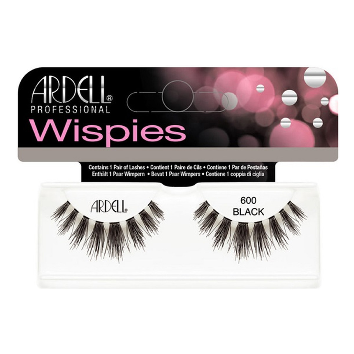 Ardell Wispies 600 1 para sztucznych rzęs black