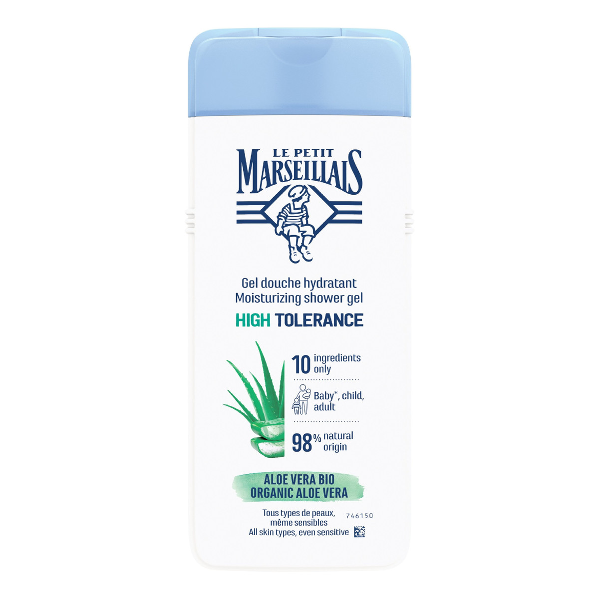 Le Petit Marseillais Żel pod prysznic High Tolerance - Bio Organic Aloe Vera 400ml