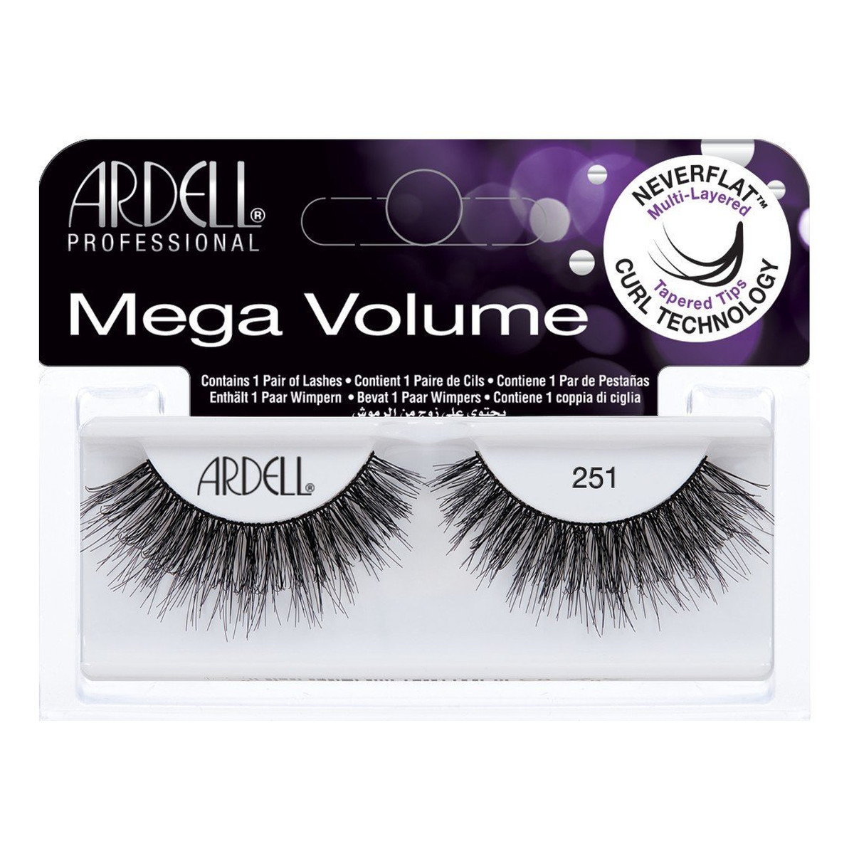 Ardell MEGA VOLUME 251 RZĘSY NA PASKU