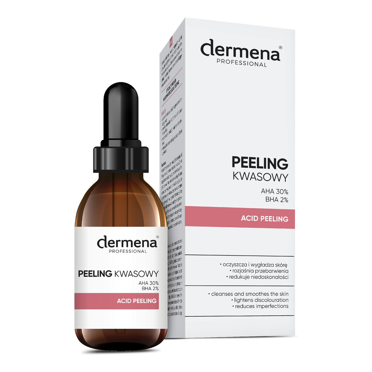 Dermena Professional Peeling kwasowy - AHA 30% i BHA 2% 20ml