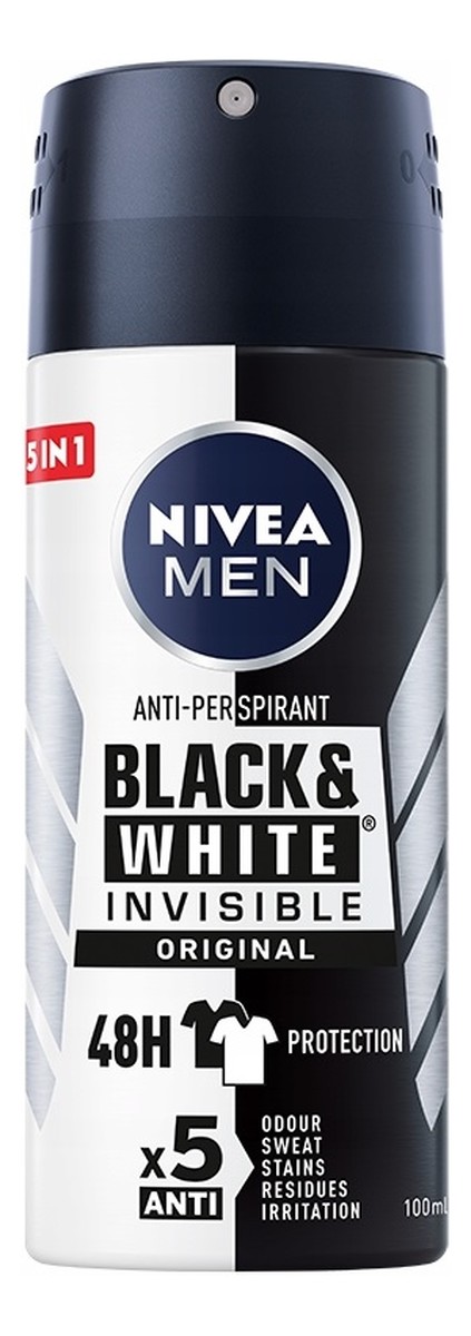 Black&White Invisible Original antyperspirant spray