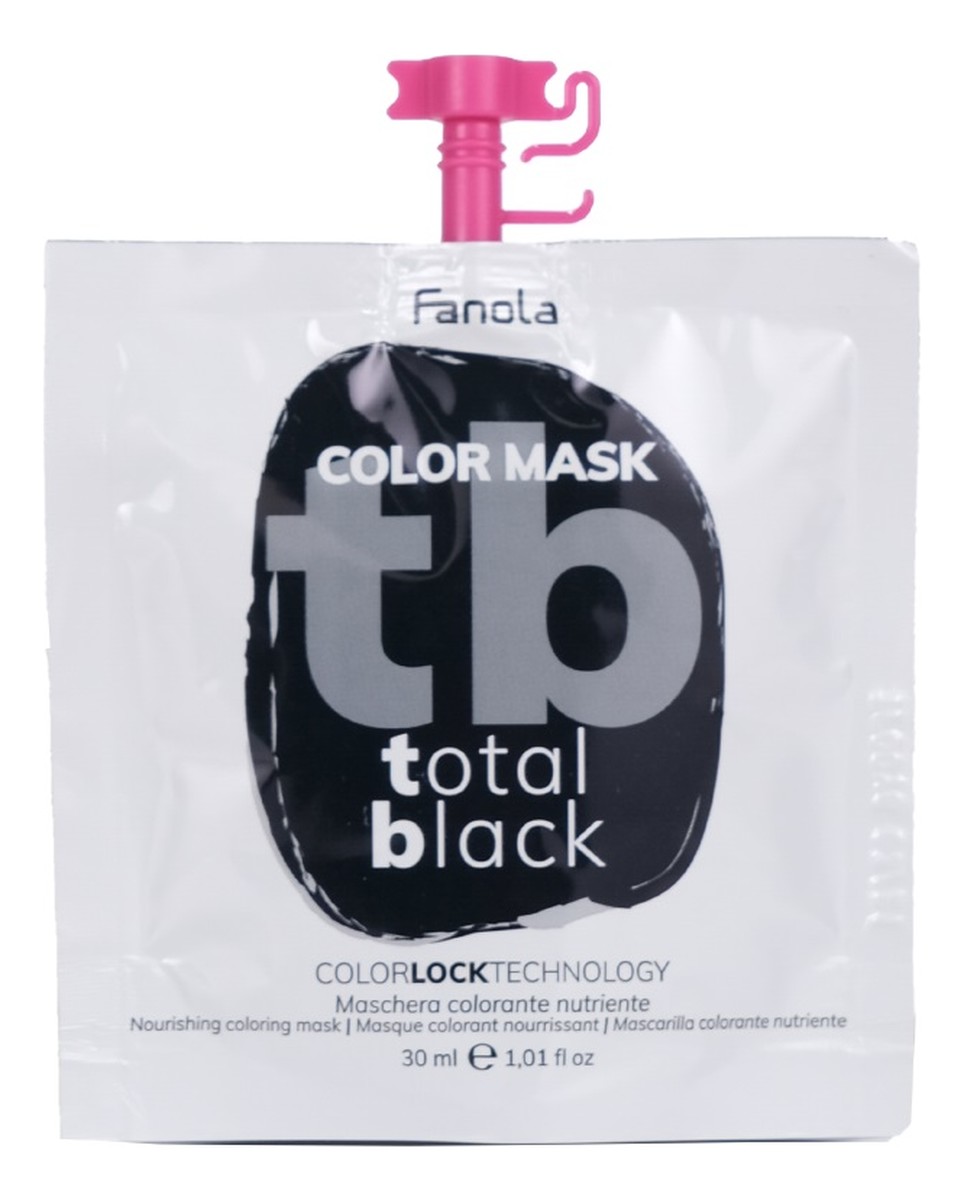 Color mask maska koloryzująca do włosów total black