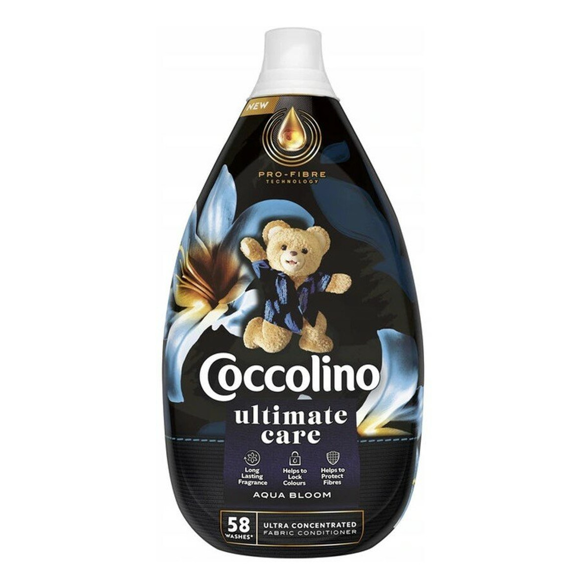 Coccolino Ultimate Care Aqua Bloom Płyn do płukania tkanin 58 prań 870ml
