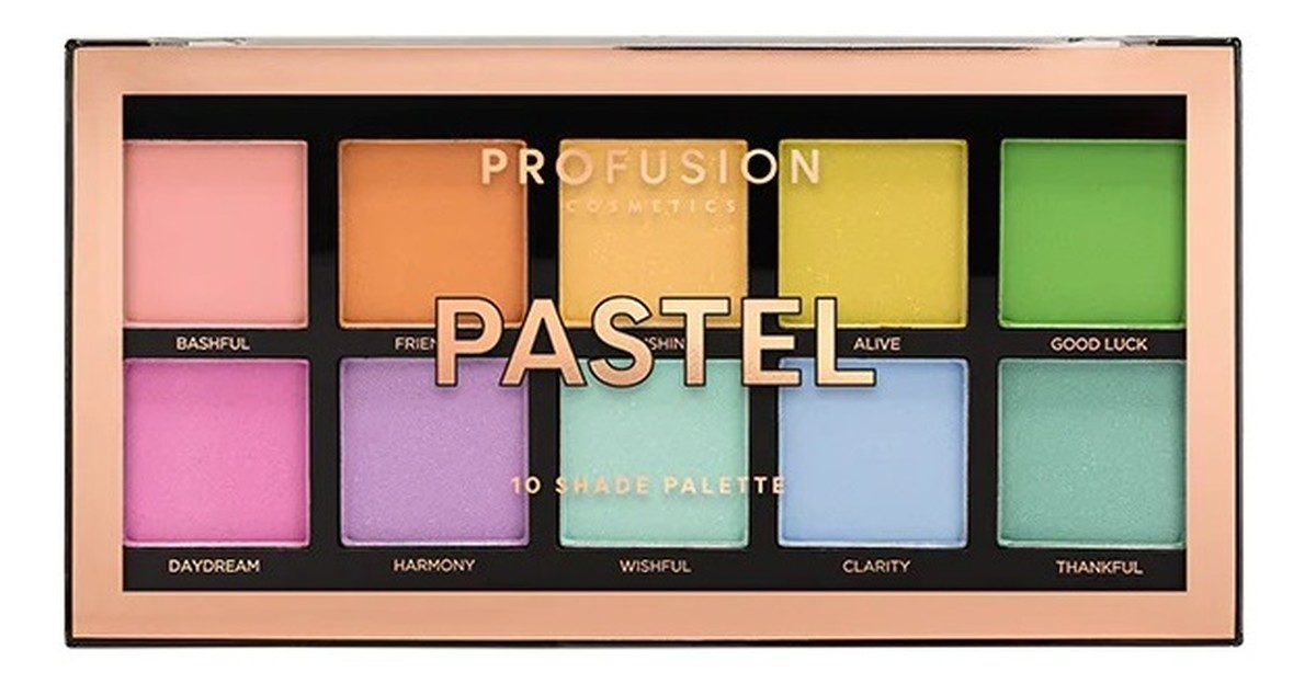 Pastel eyeshadow palette paleta 10 cieni do powiek